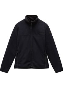 Fleecejacke Napapijri "YUPIK", Damen, Gr. L, schwarz, Web, Aussenseite: 100% Polyamid. Obermaterial: 100% Polyester. Futter: 100% Baumwolle, unifarben, B&uuml;ndchen, Jacken Fleecejacke
