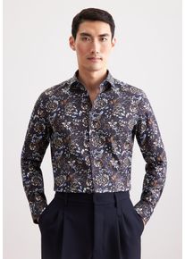 Businesshemd Seidensticker "Schwarze Rose", Herren, Gr. S (38), normale &Auml;rmell&auml;ngen, nougat, 100% Baumwolle, gebl&uuml;mt, slim fit, 2-Knopf-Manschette, Hemden Businesshemd, Slim 1/1 Kentkragen Gebl&uuml;mt