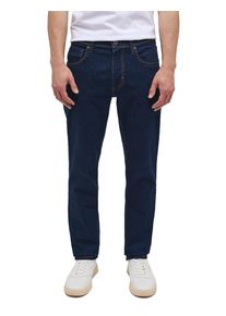 Straight-Jeans Mustang "Herren Style Washington Straight", Herren, Gr. 35, L&auml;nge 36, blau (900 dunkelblau), Denim/Jeans, 99% Baumwolle, 1% Elasthan, unifarben, straight fit, Jeans Straight-Jeans