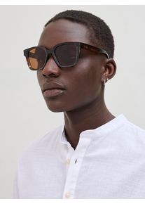 Jack & Jones Sonnenbrille JACK & JONES "JACPONTUS SUNGLASSES NOOS", Herren, braun (braun sugar), unifarben, Sonnenbrillen Sonnenbrille