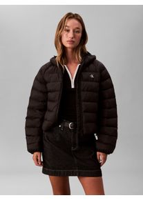 Steppjacke Calvin Klein Jeans "LGHTWGHT QLTD JCKT P", Damen, Gr. XXL (46), schwarz, Web, Obermaterial: 100% Polyamid, unifarben, klassisch normal, Rundhals, eingesetzt eingefasste Kante, Jacken Steppjacke, Mit Rundhalsausschnitt