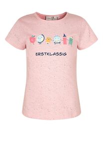 Sommerkleid happy girls "Shirt", M&auml;dchen, Gr. 134, EURO-Gr&ouml;&szlig;en, rosa (rose), Stoff, 100% Baumwolle, normal, Kleider Sommerkleid