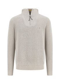 Troyer Fynch-Hatton, Herren, Gr. 4XL, wei&szlig; (new sanftes wei&szlig;), Strick, Obermaterial: 100% Baumwolle, Pullover Troyer, aus Baumwolle