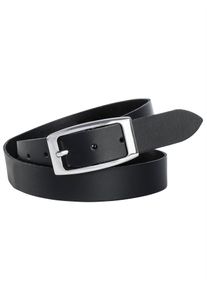 Lederg&uuml;rtel sheego, Damen, Gr. 1/35, schwarz, G&uuml;rtel Lederg&uuml;rtel