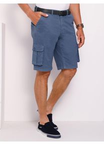 Bermudas CLASSIC, Herren, Gr. 58, Normalgr&ouml;&szlig;en, blau (jeansblau), 98% Baumwolle, 2% Elasthan, unifarben, Hosen Bermudas
