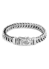 Armkette HAZE & GLORY "Armband Herren Panzerarmband - Cobra 925 Silber" Gr. 200, silber, Armb&auml;nder, Herren, 200, Silber 925 (Sterlingsilber), Armkette