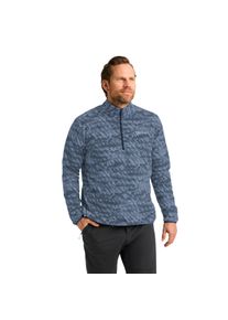 Fleecepullover Jack Wolfskin "BIG SKY HZ M", Herren, Gr. L, blau (midnight sky), Obermaterial: 100% Polyester, Sweatshirts Fleecepullover