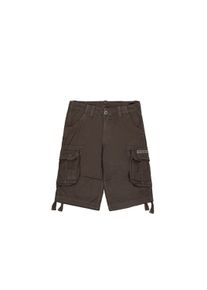 Shorts Alpha Industries "Jet Short", Herren, Gr. 30, Normalgr&ouml;&szlig;en, grau (grauschwarz), Obermaterial: 100% Baumwolle, Hosen Shorts