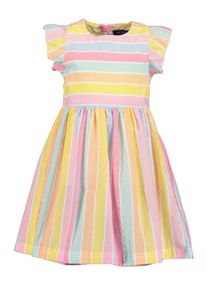 Sommerkleid Blue Seven, M&auml;dchen, Gr. 92, N-Gr, melone orig, Web, Obermaterial: 100% Baumwolle, regular fit knielang, Rundhals, Kleider Sommerkleid