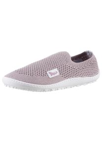 Barfu&szlig;schuh Leguano "LEGUANITO SCIO", M&auml;dchen, Gr. 34, rosa (altrosa), Textil, Glanzfaden, Schuhe Barfu&szlig;schuh, Sneaker, Slipper, Schlupfschuh, Komfortschuh im Knitwear Look