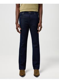 Bootcut-Jeans Wrangler "WRANCHER", Herren, Gr. 36, L&auml;nge 32, moonlight rinse, Denim/Jeans, Obermaterial: 56% Baumwolle, 25% Polyester, 13% Lyocell, 5% Elastomultiester, 1% sonstige Fasern, unifarben, bootcut fit lang, Jeans Bootcut-Jeans, Low-Stretch