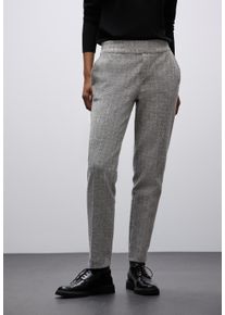 Stoffhose Street One "Style Bonny", Damen, Gr. 46, L&auml;nge 30, schwarz, Web, Obermaterial: 61% Baumwolle, 37% Polyester, 2% Elasthan, unifarben, loose fit lang, Hosen Stoffhose, mit elastischem Bund