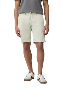 Bermudas s.Oliver "Phoenix", Herren, Gr. 32, N-Gr, beige (ecru), Obermaterial: 99% Baumwolle, 1% Elasthan, unifarben, relaxed fit kniefrei, Hosen Bermudas, Sommerhose mit Tunnelzug
