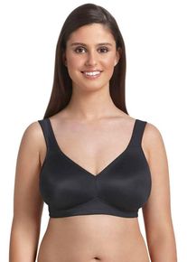 Soft-BH Rosa Faia "Twin", Damen, Gr. 80, Cup B, schwarz, Stoff, Obermaterial: 70% Polyamid, 30% Elasthan, clean, leicht gl&auml;nzend, unifarben, normal, BHs Soft-BH, ohne B&uuml;gel, verstellbare Tr&auml;ger, weich, schlicht, atmungsaktiv