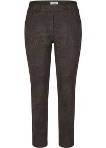 Jeggings KjBRAND "Jenny", Damen, Gr. 46, N-Gr, braun, Jersey, Obermaterial: 57% Polyester, 38% Viskose, 5% Elasthan, figurbetont kn&ouml;chellang, Hosen Jeggings