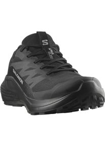 Trailrunningschuh Salomon "ALPHAGLIDE GTX", Herren, Gr. 41, schwarz (schwarz, asphalt, schwarz), Synthetik, Textil, Schuhe Trailrunningschuh, wasserdicht