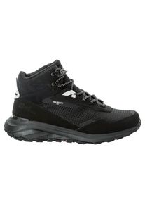 Sneaker Jack Wolfskin "DROMOVENTURE TEXAPORE MID W", Damen, Gr. UK 8,5 - EU 42,5, Normalschaft, grau (phantom), Main Material Second Material 100% Polyamide Lining Sole 100% Rubber/ EVA, Schuhe Sneaker