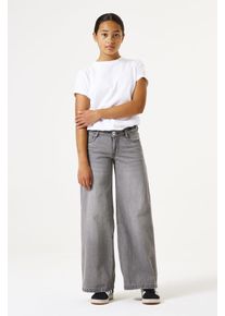 Weite Jeans Garcia, M&auml;dchen, Gr. 176, N-Gr, blau (medium used 5432), Denim/Jeans, Obermaterial: 100% Baumwolle, unifarben, weit kn&ouml;chellang, Jeans Weite Jeans, im Five-Pocket Style for GIRLS