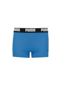 Badehose Puma "Puma SWIM BOYS LOGO TRUNKS", Jungen, Gr. 128, N-Gr, energy blau, Obermaterial: 80% Polyamid, 20% Elasthan, Badehosen Badehose, mit elastischem Bund, f&uuml;r Boys, Logoschriftzug