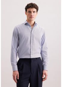 Businesshemd Seidensticker "Schwarze Rose", Herren, Gr. S38, normale &Auml;rmell&auml;ngen, bordaux, 100% Baumwolle, Hahnentrittmuster, regular fit, 2-Knopf-Manschette, Hemden Businesshemd, Regular 1/1 Kentkragen Pepita