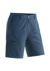 Funktionshose Maier Sports "Nidda", Damen, Gr. 46, Normalgr&ouml;&szlig;en, blau (jeansblau), 100% Polyamid, Hosen Funktionshose, Robuste und vielseitige Funktions-Bermuda, ideal zum Wandern