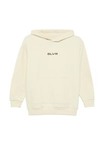 Hoodie s.Oliver JUNIOR, Jungen, Gr. 170/176, wei&szlig;, Sweatware, Obermaterial: 100% Polyamid, unifarben, regular fit taillenbedeckt, ohne Ausschnitt, Rippb&uuml;ndchen, Sweatshirts Hoodie, mit Kapuze