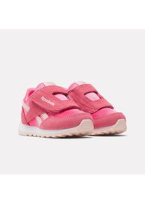 Sneaker Reebok CLASSIC "REEBOK GLIDE LOW HOOK & LOOP", M&auml;dchen, Gr. 22, pasionpink, subtlepink, ftwrwei&szlig;, Leder, Synthetik, Textil, Schuhe Sneaker