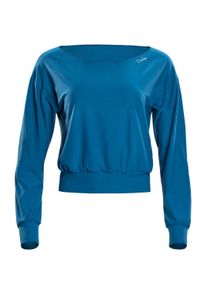 Longsleeve WINSHAPE "LS003LS", Damen, Gr. XS, gr&uuml;n (teal gr&uuml;n), 85% Polyester, 15% Elasthan, U-Boot-Ausschnitt, Shirts Longsleeve, Functional Light and Soft
