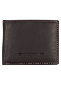 Geldb&ouml;rse Tom Tailor "LARY", Damen, braun, Leder, Basic, Kleinlederwaren Geldb&ouml;rse, aus Leder im Querformat