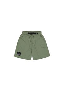 Shorts Alpha Industries "Nylon Cargo Short", Herren, Gr. L, Normalgr&ouml;&szlig;en, gr&uuml;n (sage, gr&uuml;n), Obermaterial: 100% Nylon, Hosen Shorts