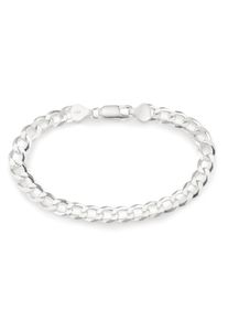 Armband Bruno Banani "Schmuck Geschenk Silber 925 Armschmuck Armkette Panzerkette" Gr. 21, silber (silberfarben), Armb&auml;nder, Herren, 21, Silber 925 (Sterlingsilber), Armband