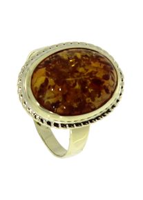 Fingerring OSTSEE-SCHMUCK "- Jolin - Gold 333/000 - Bernstein" Gr. 62, gold (gold 333, goldfarben, gelb), Fingerringe, Damen, 62, Fingerring