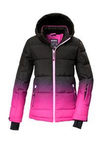 Skijacke Killtec "KSW 330 GRLS SKI QLTD JCKT", M&auml;dchen, Gr. 176, pink, Obermaterial: 100% Polyester;Futter: 100% Polyester;F&uuml;llung: 100% Polyester, Jacken Skijacke, Wasserabweisende Winterjacke, atmungsaktiv, verstellbare Kapuze