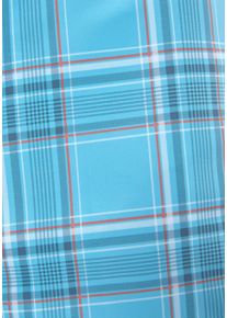 H.I.S. Badeshorts H.I.S "Karo", Herren, Gr. XXL (58/60), Lang, blau (hellblau (langgr&ouml;&szlig;e)), Microfaser, Microfaser, Polyester, kariert, Badehosen Badeshorts, mit kontrastfarbiger Kordel