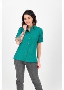 Outdoorbluse DEPROC Active "SUDBURY II WOMEN", Damen, Gr. 36/38 (M), blau (t&uuml;rkis), 93% Polyester; 7% Elasthan, Blusen Outdoorbluse, auch in Gro&szlig;en Gr&ouml;&szlig;en erh&auml;ltlich