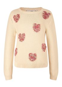 Sommerkleid happy girls "sweater", M&auml;dchen, Gr. 110, EURO-Gr&ouml;&szlig;en, beige, Stoff, 100% Baumwolle, normal, Kleider Sommerkleid