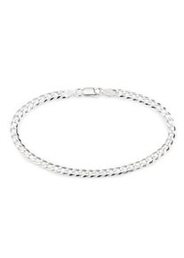 Armband Bruno Banani "Schmuck Geschenk Silber 925 Armschmuck Armkette Panzerkette" Gr. 19, silber (silberfarben), Armb&auml;nder, Herren, 19, Silber 925 (Sterlingsilber), Armband