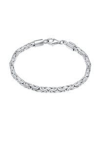 Armkette Kuzzoi "Armband Herren K&ouml;nigskette Robust 925 Silber" Gr. 210, silber, Armb&auml;nder, Herren, 210, Silber 925 (Sterlingsilber), Armkette