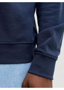 Jack & Jones PlusSize Sweatshirt "JJDEVIN DAYTONA PRINT SWEAT CREW N PLS", Herren, Gr. 3XL, navy blazer, Sweatware, Obermaterial: 60% Baumwolle, 40% Polyester, JACK & JONES PLUSSIZE, bedruckt, unifarben, regular fit normal, Rundhals, Rippb&uuml;ndchen, Sweatshirts Sweatshirt