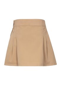 Webrock HUGO BLUE "Robano", Damen, Gr. 40, beige (open beige 280), Web, Obermaterial: 100% Baumwolle, unifarben, regular fit mini, R&ouml;cke Webrock, mit Faltenwurf Faltenrock Y2K