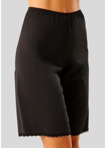 Hosenunterrock Nuance, Damen, Gr. 56/58, schwarz, Microfaser, Obermaterial: 90% Polyamid, 10% Elasthan, bequem, Unterhosen Hosenunterrock, aus weich, flie&szlig;endem Material, Topseller