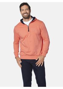 Kapuzensweatshirt Jan Vanderstorm "Sweatshirt KORBENKT", Herren, Gr. L, orange (hellorange), Obermaterial: 100% Baumwolle CO., Sweatshirts Kapuzensweatshirt