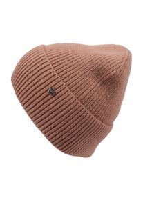 Beanie Capelli New York, Damen, camel, Strick, Obermaterial: 100% Polyacryl, Glanzfaden, unifarben, M&uuml;tzen Beanie, Strickm&uuml;tze mit dezent eingearbeiteten Glitzerf&auml;den