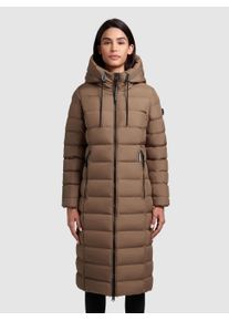 Steppmantel Khujo "SIMMIE", Damen, Gr. XXL (44), rust braun, Steppware, Obermaterial: 100% Polyester. Futter: 100% Nylon. Wattierung: 100% Polyester, unifarben, knielang, M&auml;ntel Steppmantel