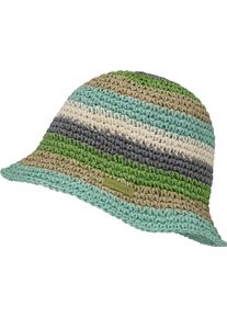 Strohhut Chillouts, Herren, Gr. XS, gr&uuml;n, Stroh, mehrfarbig, H&uuml;te Strohhut, aus Papierstroh mit knautschbarer Struktur & verstellbarer Passform