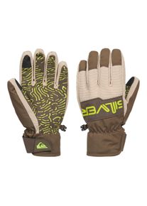 Fleecehandschuhe Quiksilver "Method Glove", Herren, Gr. M, canteen, Kunstfaser, Handschuhe Fleecehandschuhe