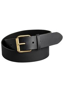 Lederg&uuml;rtel sheego, Damen, Gr. 125, schwarz, G&uuml;rtel Lederg&uuml;rtel