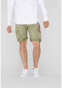 Shorts Alpha Industries "Crew Short", Herren, Gr. 29, Normalgr&ouml;&szlig;en, light olive, Shell: 98% Cotton, 2% Elastan, Hosen Shorts