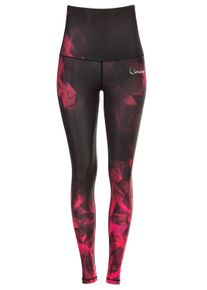 Leggings WINSHAPE "Functional Power Shape HWL102", Damen, Gr. XS, Normalgr&ouml;&szlig;en, rot (rubin), 80% Polyester, 20% Elasthan, Hosen Leggings, High Waist mit Bauch-Weg-Effekt