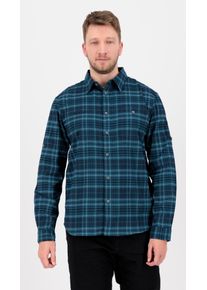 Outdoorhemd DEPROC Active "DENVER E MEN", Herren, Gr. 6XL (64), Normalgr&ouml;&szlig;en, blau (blau, navy, check), 93% Polyamid; 7% Elasthan, Hemden Outdoorhemd, auch in Gro&szlig;en Gr&ouml;&szlig;en erh&auml;ltlich